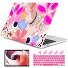Compatible With Macbook Pro 13 Inch Case 2024 2023-2020 Floral Artistic D157