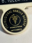 Vintage Professional Nurse Bureau Uniform Employee Name Tag