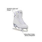 Jackson Ultima Softskate Womens girls Figure Skate 10 Women s White fleece