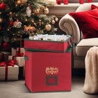 Old World Christmas 4-tiered Ornament Box For Storage  Holds Up To 64 Ornaments