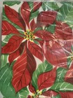 Vintage Pam Marker Christmas Dinner Napkins Set Of 20 New Old Stock Poinsettias
