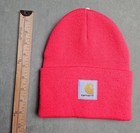 Carhartt Knit Cuffed Beanie A18-r85 Pink Acrylic Winter Hat   New With Tags