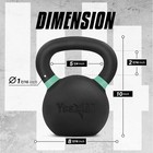 Powder Coated Cast Iron Kettlebell Set For Strength Training  Full Body Workout