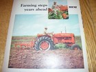 Vintage  Allis Chalmers  Advertising  -d Series  Tractor   Plow - 1957