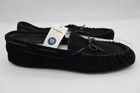 Goodfellow   Co Men s Topher Moccasin Black Faux Leather Slippers Size 13 Nwt