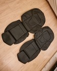 Mercedes V Class Front Driver   Passenger Black Leather Seat Covers Pair W447 