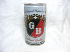 Vintage Steel Beer Can G  B  Light Lager Beer Griesedieck Bros  Brewing Co  12oz