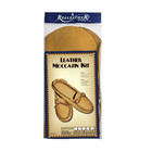 Leathercraft Moccasin Leather Kit - Golden Tan Make Your Own Soft Slippers Shoes