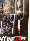 1980 Friday The 13th Original Theatre One Sheet Movie Poster Folded 27x41