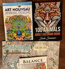 Adult Coloring Book Lot  new Condition 