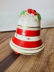 Vintage Christmas Relpo Japan Samson Imports Planter Vase Bell 1959 Starburst