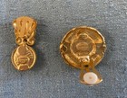 Vintage 2 Pairs Odyssey Aesthetic  Made In Greece  Gold Tone Faux Coin Earrings