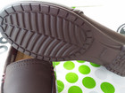 Crocs Marin Walu Citilane Lina Busy Day Leather Loafer Flat Shoe brown w 7 new