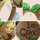 Disney parks Marvel I Am Groot Corduroy Ears Headband Guardians Of Galaxy Minnie