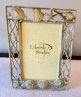 Lifestyle Studios Nautical 4 x6  Photo Picture Frame Fish Net Seashell Starfish