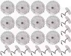 50 Pcs Clear Heads Screw Nail Twist Pins Headliners Upholstery For Slipcovers C