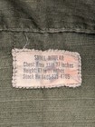 Vintage Vietnam Era Shirt Men s Small Green Slant Pockets Ripstop Og 107 Class 1