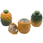 3 3  Heigh 2 5  Diameter  4pc Pineapple Tobacco Herb Spice Grinder Smoke Crusher
