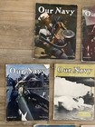 Our Navy Magazines Lot Of 13 Vintage 1940s Post Wwii Us Military Issues 1946-7