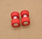 Nos Vintage Bontrager Bike Harmonic Dampers Bar End Plugs Red New