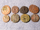 Lot Of 8-   High Quality Ancient Roman Coins-rulers And Events -15-21 Mm -  F8