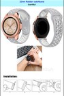 22mm Sport Silicone Watch Band Sport Strap For Samsung Gear S3 Frontier Sm-r765t