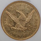 1849  10 Liberty Gold Eagle - Ngc Au 50