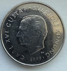 Sweden 2009 1 Krona - Carl Xvi Gustaf Separation From Finland Km  916