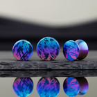Titanium Earrings Piercing Plugs  1 Pair Ear Gauges Stretchered Expander  Cool C