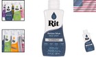 Rit Dye Liquid 8 Oz Denim Blue     Versatile Fabric Color For Stunning Crafts