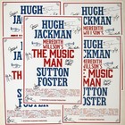 Fleabay  Music Man Broadway Cast Hugh Jackman  Sutton Foster Signed Poster