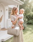Blissful Diary Baby Diaper Caddy Organizer  Nursery Storage sand Sand