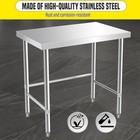 Stainless Steel Table 36  48  60 x24  Commercial Kitchen Work Food Prep Table