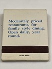 Vintage Matchbook Cover  The Kapok Tree Inns  Clearwater  Florida Gmg  Unstruck