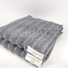 2pc Tommy Hilfiger  100  Cotton Quick Dry  Bath Towels Gray   White  New