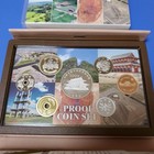 2021 Japan 100th Anniversary Proof Coin Set Historic Sites Near Mint Waterproof