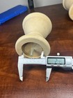 2 Wood Estate Finial  For 2    Pole  Unfinished 7    Long