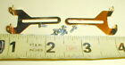 1 Pair Brass Slot Car Body Mounts Brackets Adjustable 1 1 2    6 Screws Nos