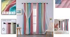 Colorful Ombre Blackout Curtains With Star Design - Perfect For Kids Rooms