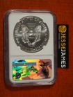 2017  w   1 American Silver Eagle Ngc Ms70 Struck At West Point Mint Label