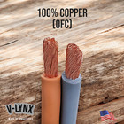 Pair Of 4 Gauge Awg Battery Cables Solar Marine Inverter Welding 4ga Copper Wire