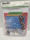 Vtg Bucilla Reindeers   Santa 18    Christmas Felt Stocking Kit  82517 C