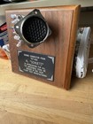 Boeing Wood Plaque Award Trophy Rare 747-400
