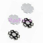 20pcs 20mm 1w 3w 5w High Power Led Universal Aluminum Plate Heat Sink Black