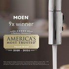 Moen Ex100c Ex Series 1 Hp Continuous Feed Garbage Disposal  Black