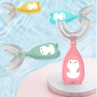Kids Toothbrush U-shape 360 Degree Infant Teether Baby Toothbrush Children Silic