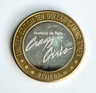 Riviera Hotel Casino Las Vegas  10 Casino Gaming Token  999 Silver 0 60oz