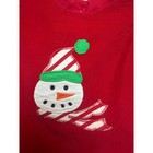 Kelly s Kids Baby Girls 18m Red Corduroy Snowman Christmas Holiday Jumper Dress
