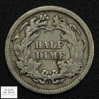 1860 O Seated Liberty Silver Half Dime H10c - Cleaned