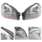 For 2005 2006-2008 2009 Hyundai Tucson Headlights Lamp Assembly Pair Headlamps